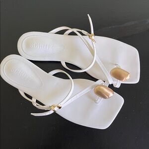 Schutz Elysa Leather Sandals